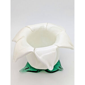 Vintage Candle Holder Royal Limited Crystal Tulip Flower Votive Tea Light Glass